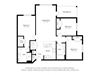 Crossroad Commons_3 Bedroom B_2D Floor Plan